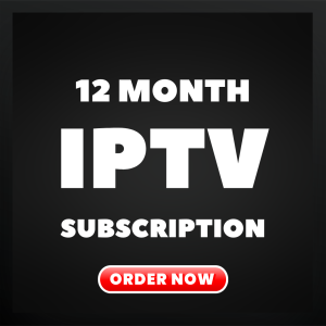 12 Month IPTV Subscription