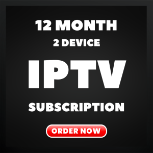 IPTV 12 Month 2 Devices Subscription