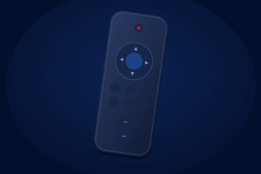 A streaming remote control for a Fire TV Stick